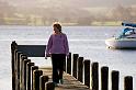 woman on jetty